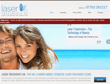 Tablet Screenshot of lasertreatmentsuk.com
